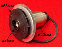 Ротор циркуляційного насоса Wilo 12/6, 15/6, 25/6 ➣ 21/68 мм, склянка 40 мм