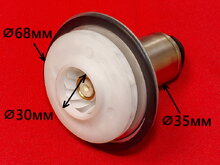 Ротор насоса Wilo котла Baxi, Ariston, Ferroli, Fondital, Protherm, Viessmann, Nova Florida ➦ рух за годинниковою стрілкою