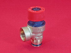 Запобіжний клапан на котел 3 бари G1/2 c гумовим ущільненням