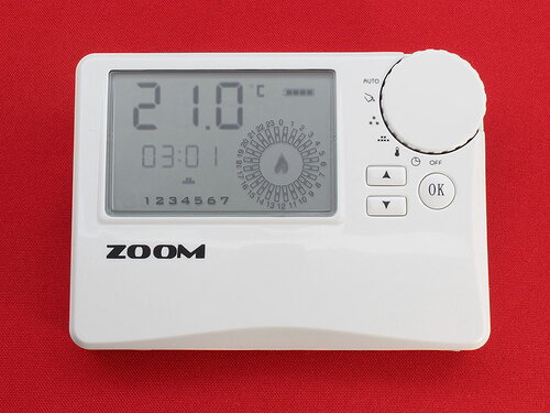 Тижневий програмований терморегулятор Zoom WT100WW Купить Тижневий програмований терморегулятор Zoom WT100WW 1 976 грн., фото