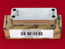 Теплообменник гвс котла Baxi, Westen (14 пластин) 5686680