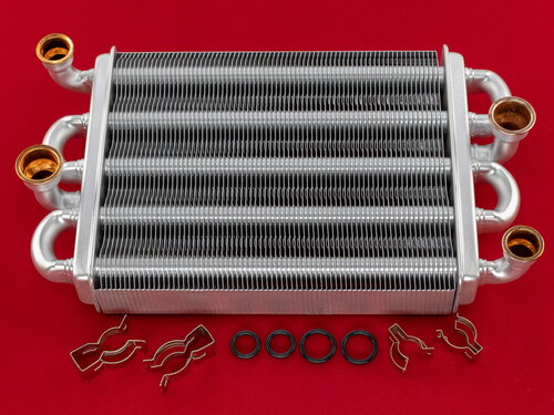 Купить Теплообмінник котла Ferroli Domiproject, Fereasy F24D, Domina F24N, Domicondens 6 500 грн., фото