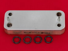 Теплообмінник вторинний Hermann Micra 2 New, Tiberis Triton, Atlas, Italtherm City Plus ➣ 12 пластин H515000033.12