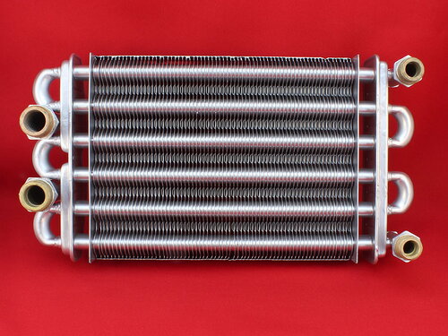 Купить Битермический теплообменник Nobel, Altogas, Maxi Boilers, Kroos, Rens, Grandini 230 мм (отверстие с резьбой Ø 1/8) 7 540 грн., фото