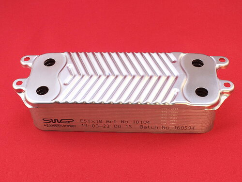 Купить Теплообменник на горячую воду Protherm, Vaillant, Saunier Duval ➣ 18 пластин 3 900 грн., фото