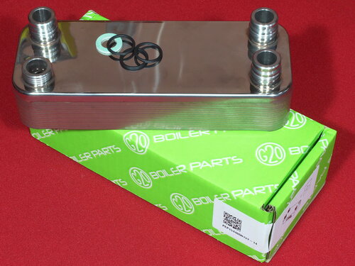 Вторинний теплообмінник Vaillant Atmomax, Turbomax Pro | Plus 14 пластин Купить Вторинний теплообмінник Vaillant Atmomax, Turbomax Pro | Plus 14 пластин 3 120 грн., фото