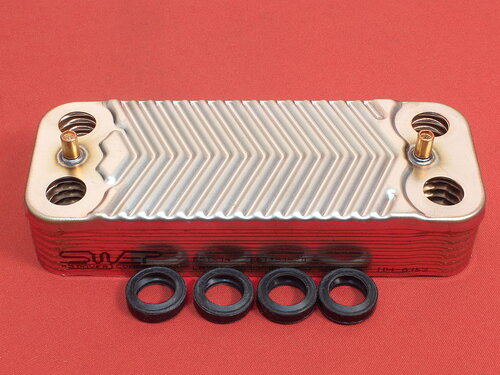 Купить Теплообменник пластинчатый Viessmann Vitopend 100 WH1B 14 пластин 7825534 3 900 грн., фото