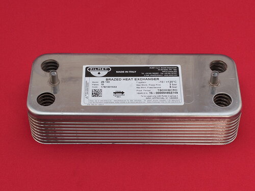 Купить Теплообменник пластинчатый Chaffoteaux Pigma, Alixia, Niagara, Talia 16 пластин 3 224 грн., фото