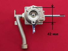 Гідроблок колонок (різьблення до теплообмінника, фланець Ø42 мм до газової блоку)