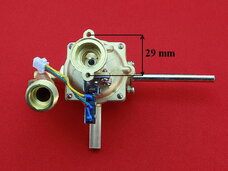 Водяний вузол (різьблення до теплообмінника, фланець Ø29 мм до газової блоку)